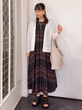 「grove（グローブ）のアイテム」を使った、みーさん（レディース・162cm）の夏コーディネート