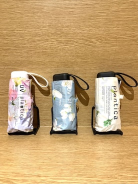 「アイテム（折りたたみ傘、ピンク系）」を使った、みーさん（レディース・162cm）の春コーディネート
