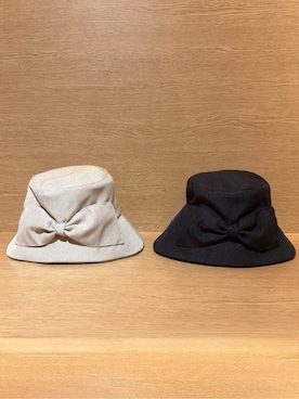 「grove（グローブ）のアイテム（帽子）」を使った、みーさん（レディース・162cm）の冬コーディネート