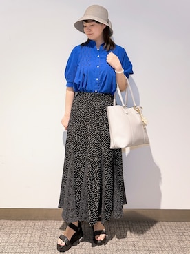 「grove（グローブ）のアイテム」を使った、みーさん（レディース・162cm）の夏コーディネート