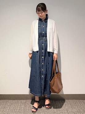 「grove（グローブ）のアイテム」を使った、みーさん（レディース・162cm）の夏コーディネート