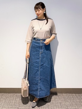 「SOMETHING（サムシング）のアイテム」を使った、みーさん（レディース・162cm）の秋コーディネート