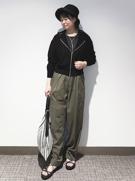 「grove（グローブ）のアイテム」を使った、みーさん（レディース・162cm）の夏コーディネート