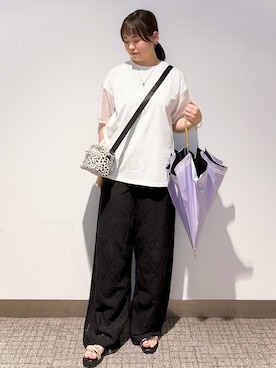 「Lee（リー）のアイテム（バッグ）」を使った、みーさん（レディース・162cm）の夏コーディネート