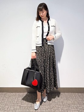 「アイテム（チャーム）」を使った、みーさん（レディース・162cm）の春コーディネート