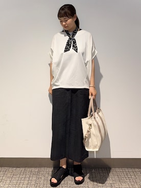 「grove（グローブ）のアイテム」を使った、みーさん（レディース・162cm）の夏コーディネート