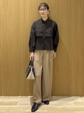 「マシンウォッシャブル」｜たけねぇさん（レディース・163cm）の秋コーディネート