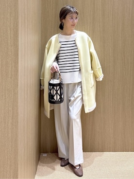 「COCUE（コキュ）のアイテム」を使った、たけねぇさん（レディース・163cm）の春コーディネート