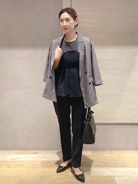 たけねぇさん（レディース・163cm）の秋コーディネート