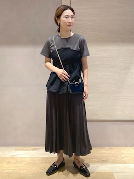 たけねぇさん（レディース・163cm）の秋コーディネート