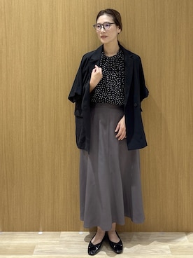 「OPAQUE.CLIP（オペークドットクリップ）のアイテム」を使った、たけねぇさん（レディース・163cm）の夏コーディネート