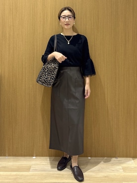 たけねぇさん（レディース・163cm）の秋コーディネート