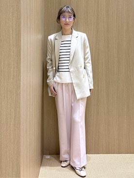 「COCUE（コキュ）のアイテム」を使った、たけねぇさん（レディース・163cm）の春コーディネート