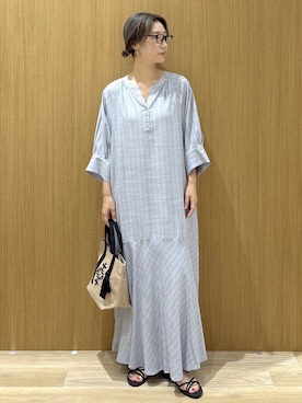 「OPAQUE.CLIP（オペークドットクリップ）のアイテム」を使った、たけねぇさん（レディース・163cm）の夏コーディネート