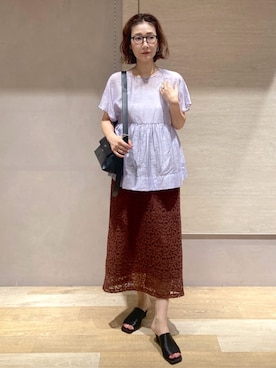 たけねぇさん（レディース・163cm）の夏コーディネート