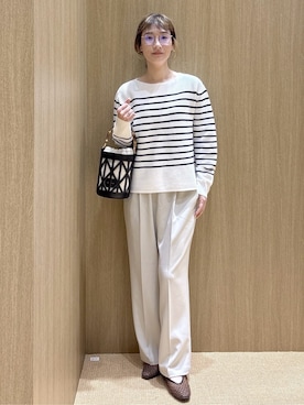 「COCUE（コキュ）のアイテム」を使った、たけねぇさん（レディース・163cm）の春コーディネート