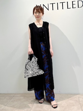 「UNTITLED（アンタイトル）のアイテム」を使った、hayaさん（レディース・162cm）の夏コーディネート