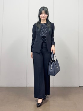 「INDIVI（インディヴィ）のアイテム」を使った、mizukiさん（レディース・165cm）の秋コーディネート