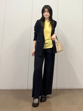 「SOUP（スープ）のアイテム」を使った、mizukiさん（レディース・165cm）の春コーディネート