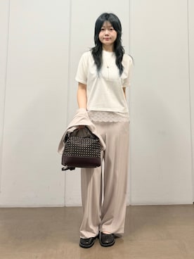 「INDIVI（インディヴィ）のアイテム」を使った、mizukiさん（レディース・165cm）の秋コーディネート