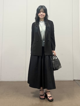 「INDIVI（インディヴィ）のアイテム」を使った、mizukiさん（レディース・165cm）の秋コーディネート