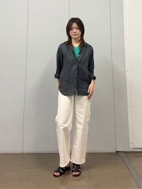 「INDIVI（インディヴィ）のアイテム」を使った、mizukiさん（レディース・165cm）の春コーディネート