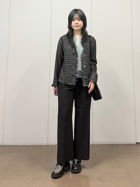 「INDIVI（インディヴィ）のアイテム」を使った、mizukiさん（レディース・165cm）の秋コーディネート
