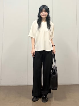 「オフィスカジュアル」｜mizukiさん（レディース・165cm）の夏コーディネート