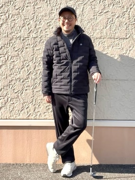 「アイテム（ダウンジャケット/コート）」を使った、ゆーだいさん（メンズ・167cm）の冬コーディネート