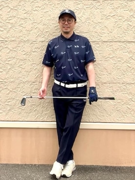 「アイテム（その他、ブルー系）」を使った、ゆーだいさん（メンズ・167cm）の春コーディネート