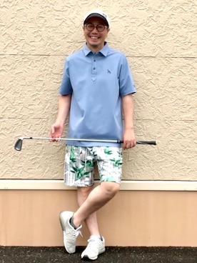 「ADABAT STREAM（アダバットストリーム）のアイテム」を使った、ゆーだいさん（メンズ・167cm）の夏コーディネート
