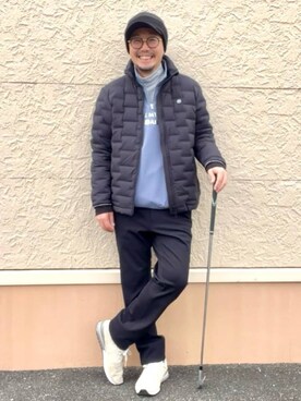 「adabat（アダバット）のアイテム」を使った、ゆーだいさん（メンズ・167cm）の冬コーディネート
