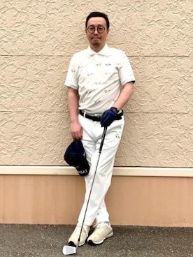 「アイテム（その他、ブルー系）」を使った、ゆーだいさん（メンズ・167cm）の春コーディネート