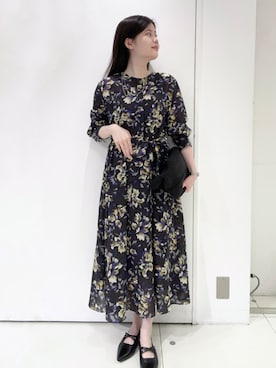 「UNTITLED（アンタイトル）のアイテム（アクセサリー）」を使った、moeさん（レディース・158cm）の秋コーディネート