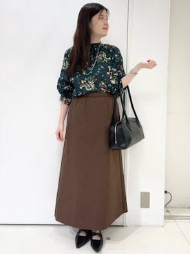 「UNTITLED（アンタイトル）のアイテム（アクセサリー）」を使った、moeさん（レディース・158cm）の秋コーディネート