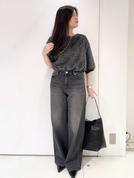 「UNTITLED（アンタイトル）のアイテム」を使った、moeさん（レディース・158cm）の秋コーディネート