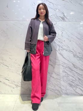 「COUP DE CHANCE（クードシャンス）のアイテム」を使った、saitouさん（レディース・150cm）の秋コーディネート