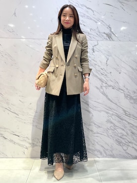 「COUP DE CHANCE（クードシャンス）のアイテム」を使った、saitouさん（レディース・150cm）の秋コーディネート
