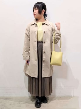 「DRESKIP（ドレスキップ）のアイテム」を使った、たぼく。さん（レディース・152cm）の冬コーディネート