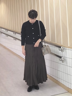 「COUP DE CHANCE（クードシャンス）のアイテム」を使った、tomoさん（レディース・153cm）の秋コーディネート