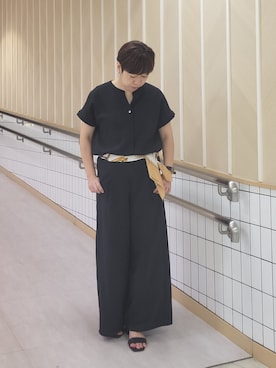 「COUP DE CHANCE（クードシャンス）のアイテム（シャツ/ブラウス）」を使った、tomoさん（レディース・153cm）の春コーディネート
