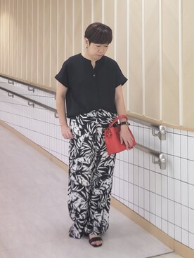 「COUP DE CHANCE（クードシャンス）のアイテム（シャツ/ブラウス）」を使った、tomoさん（レディース・153cm）の春コーディネート