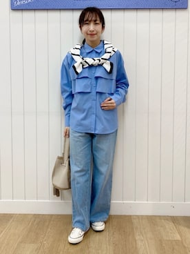 「SOUP（スープ）のアイテム」を使った、yoshiさん（レディース・153cm）の春コーディネート