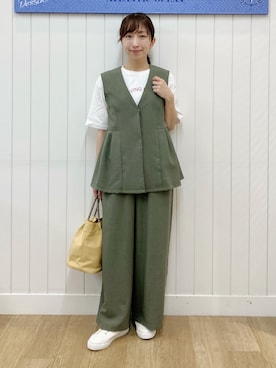 yoshiさん（レディース・153cm）の春コーディネート