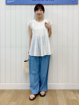 yoshiさん(レディース・153cm)の夏コーディネート