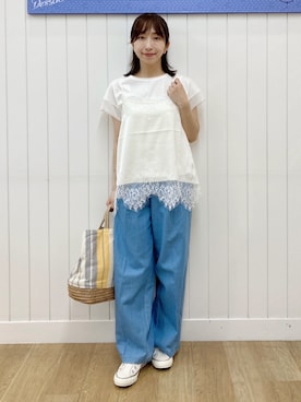 yoshiさん(レディース・153cm)の夏コーディネート