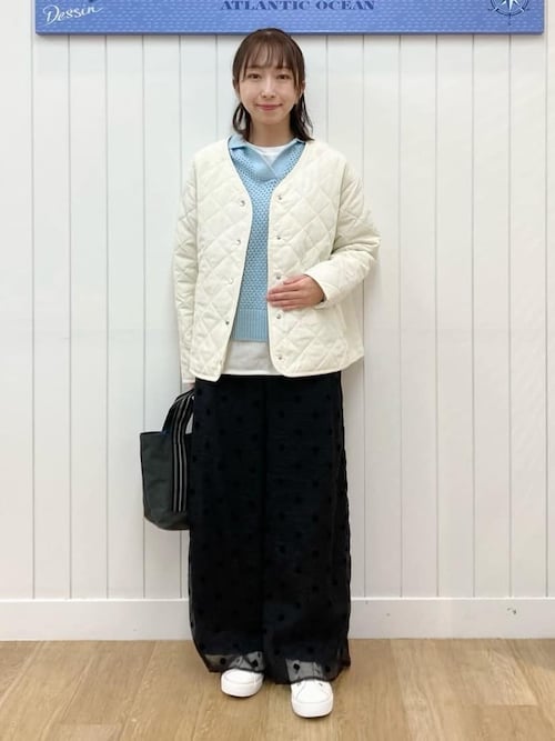 星ヶ丘三越 デッサンyoshiさんのブルゾンを使ったコーディネート