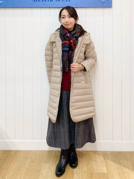 「Vincent et Mireille（バンソンエミレイユ）のアイテム」を使った、yoshiさん（レディース・153cm）の秋コーディネート