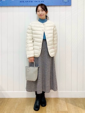 「Vincent et Mireille（バンソンエミレイユ）のアイテム」を使った、yoshiさん（レディース・153cm）の秋コーディネート