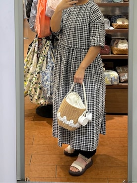 「アイテム（生活家電）」を使った、idkさん（レディース・158cm）の春コーディネート